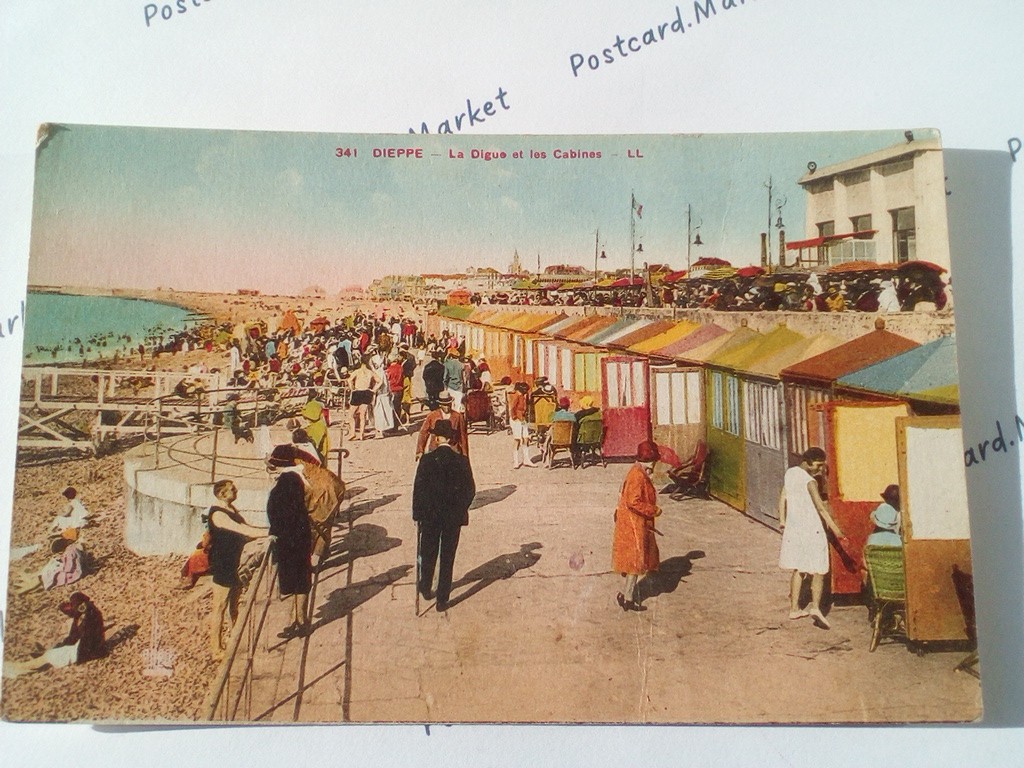 /France/Dieppe/FR_place_19xx_Dieppe. La Digue et les Cabines color.jpg